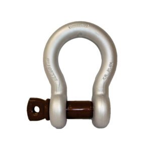 Gunnebo ANJA sluiting Type 854 Grade 6, koolstofstaal met hoge treksterkte, DNV-goedgekeurd, veiligheidsfactor 6:1, veelzijdig temperatuurbereik.