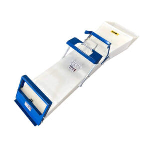 Toboganul de descărcare ProChute II pentru sistemele FlowBox, cu o lățime a gurii de 254 mm, sporește eficiența și siguranța în manipularea materialelor.