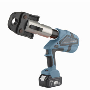 Utensile di pressatura BNFOR alimentato a batteria per tubi con motore brushless da 18V, ideale per professionisti idraulici e HVAC.