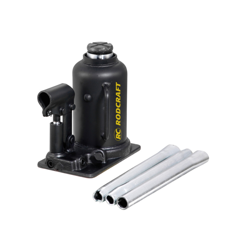 GTIN/EAN: 4030178831904Rodcraft MGN 12 hydraulic bottle jack with 12 tonnes capacity, height range 176-347 mm, durable welded design.