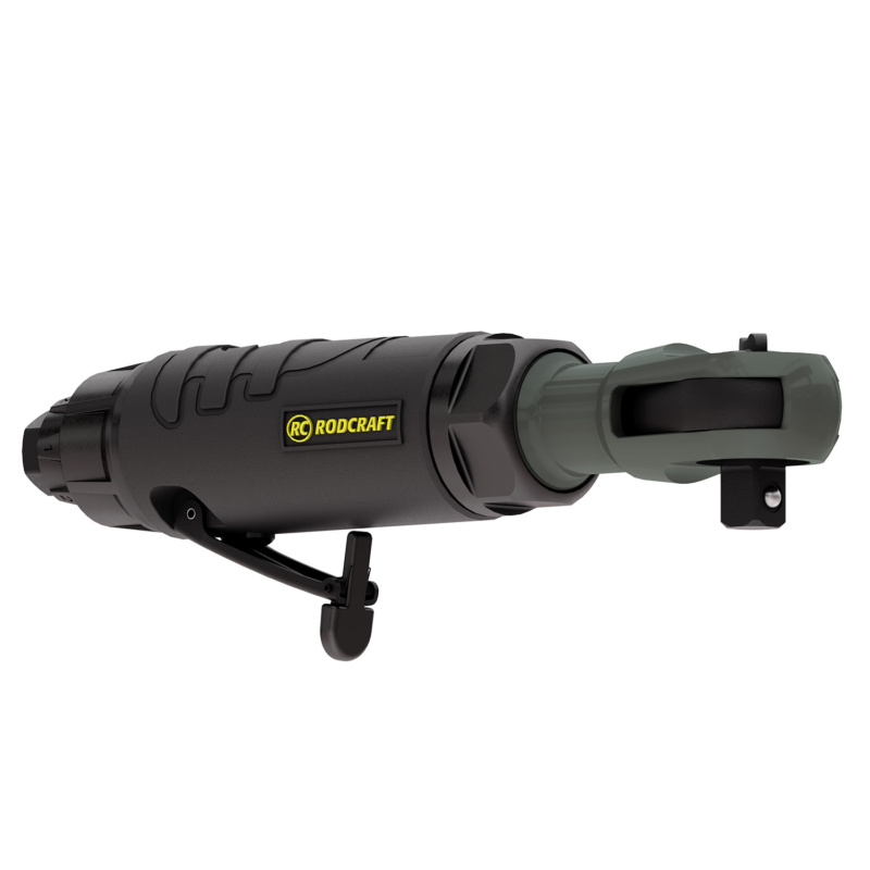 GTIN/EAN: 4030178833380Llave de carraca neumática Rodcraft RC3678 de 1/2 pulgada de accionamiento, par de 100 Nm, ideal para profesionales de la automoción y la industria.