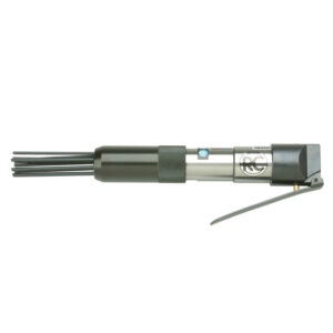 GTIN/EAN: 4030178500190Rodcraft RC5615 pneumatic needle scaler with 12 x 3 mm needles, 4000 BPM, ideal for rust removal and surface treatment.