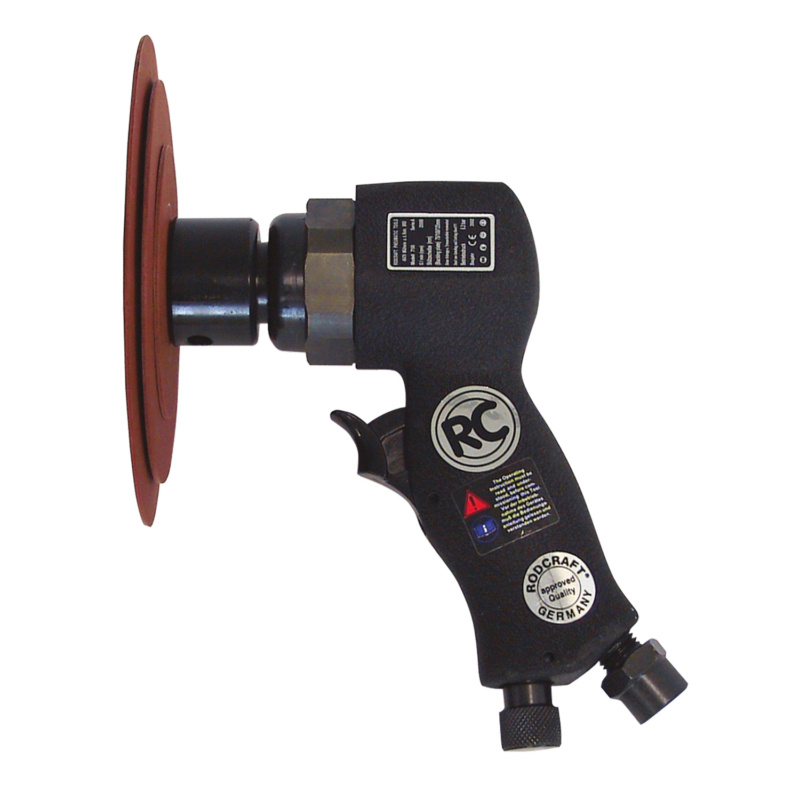GTIN/EAN: 4030178700194Rodcraft RC7150 air sander with 18,000 RPM, includes backing pad, versatile for automotive and bodywork applications.