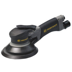 GTIN/EAN: 4028203760879Rodcraft RC7705V6-2H Levigatrice rotorbitale pneumatica con tampone da 150 mm, velocità di 10000 giri/min e corsa di 5 mm per professionisti.