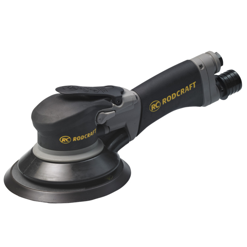 GTIN/EAN: 4028203760886Șlefuitor orbital pneumatic Rodcraft RC7710V6-2H, pad de 150 mm, 10000 RPM, cursă de 10 mm, design cu două mâini pentru profesioniști.