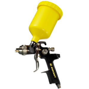 GTIN / EAN: 4030178800047Pistol de pulverizare cu aer Rodcraft RC8102-14 cu duză de 1,4 mm și cupă de vopsea de 0,6 L pentru vopsire auto profesională.