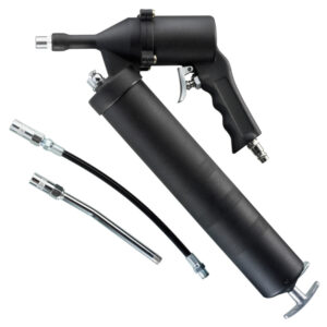 GTIN/EAN: 4030178900884Pistol de ingrasare pneumatic Rodcraft RC8132 pentru cartuse de 215 x 50 mm, capacitate 400 ml, ideal pentru sarcini profesionale de lubrifiere.