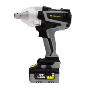 GTIN/EAN: 4030178835469Set de chei cu impact cu acumulator Rodcraft RC9087K4 cu cuplu de 1500 Nm, 2 baterii de 4 Ah, încărcător și geantă din material textil.