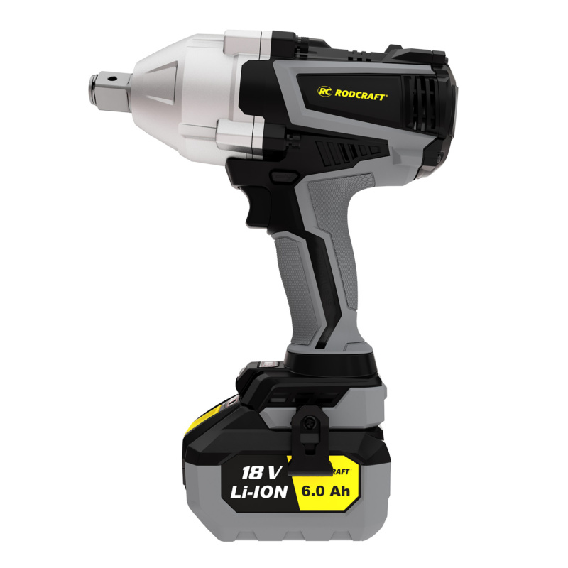 GTIN/EAN: 4030178835483Rodcraft RC9087K6 chave de impacto sem fio, 1500 Nm de binário, 3/4 polegadas de unidade, inclui 2x baterias de 6Ah e carregador.