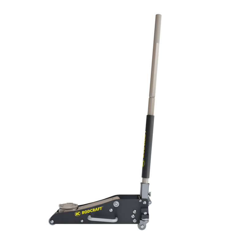 Macaco hidráulico para elevação eficiente de veículos, com um alcance de 90-358 mm e uma capacidade de 1,5 toneladas.