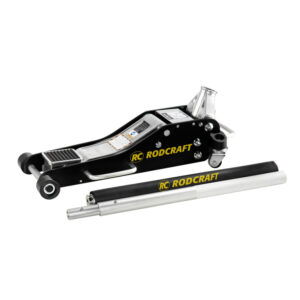 GTIN/EAN: 4030178844485Sollevatore idraulico a carrello Rodcraft RH201, portata 2 tonnellate, altezza 85-460 mm, ideale per i professionisti del settore automobilistico.