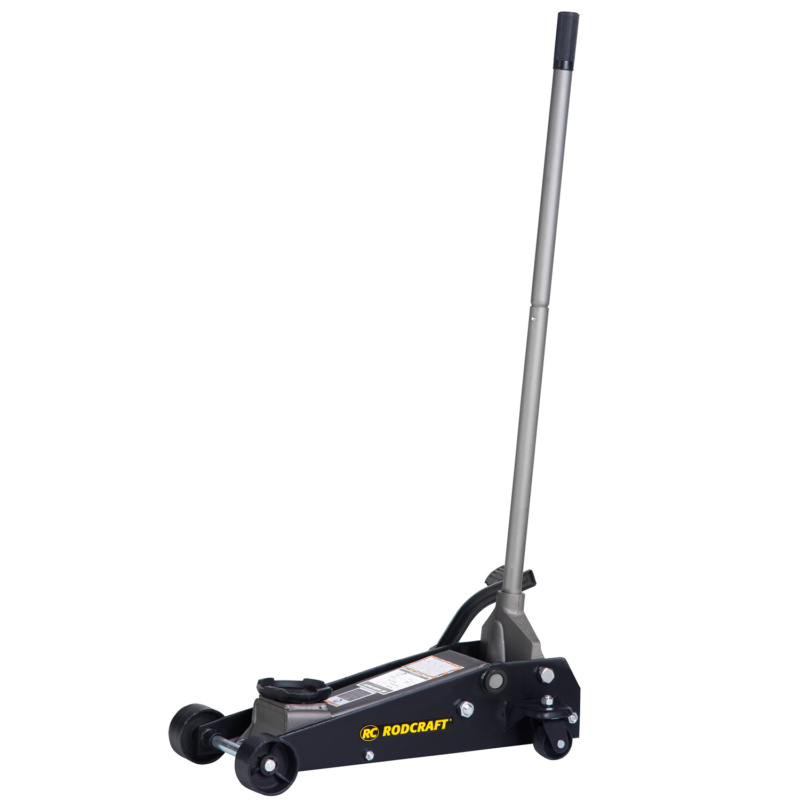 GTIN/EAN: 4030178801297Gato hidráulico Rodcraft RH290, capacidad de 3 toneladas, altura ajustable 145-490mm, ideal para talleres de automoción.