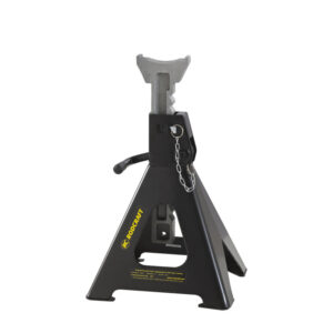 GTIN/EAN: 4030178831812Cavalletti di supporto regolabili Rodcraft UBZ-3, capacità 3 tonnellate, altezza 300-455 mm, struttura in ghisa sferoidale resistente.