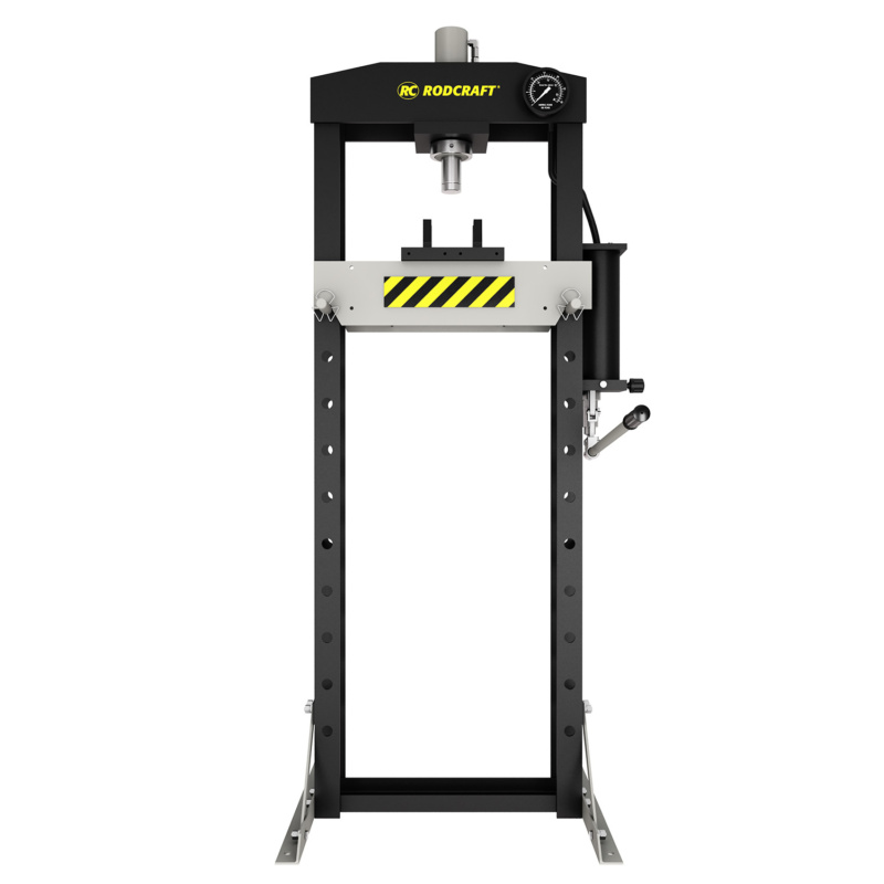 GTIN/EAN: 4028203831999Rodcraft WP20S prensa hidráulica para oficina, capacidade de 20 toneladas, curso de 186 mm, inclui conjunto de pistão e adaptador de troca rápida.
