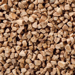 Grânulos de casca de noz Flowconcept, grão fino 450-800 microns, abrasivo biodegradável para limpeza de precisão, 25 kg