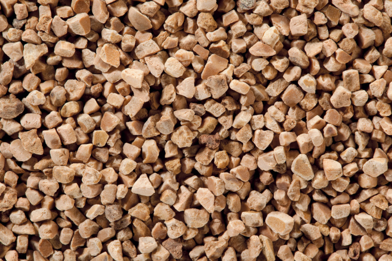 Grânulos de casca de noz Flowconcept, grão fino 450-800 microns, abrasivo biodegradável para limpeza de precisão, 25 kg