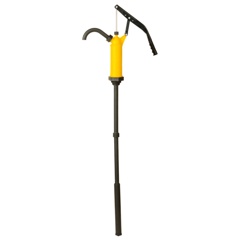 Bomba de pistão flowconcept para químicos fortes, vedações de Teflon, encaixa tambores de 60–220L, transferência de produtos químicos industriais