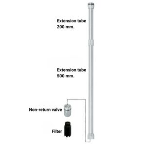 Adaptador de bidão Flowconcept para bomba de óleo, ferramenta profissional duradoura para bidões de 60-208L, com válvula de retorno e filtro