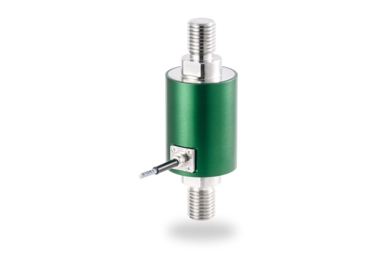 Célula de carga EMSYST EMS151-I com saída de corrente, aço inoxidável, sensor de precisão para medição de força em condições difíceis.