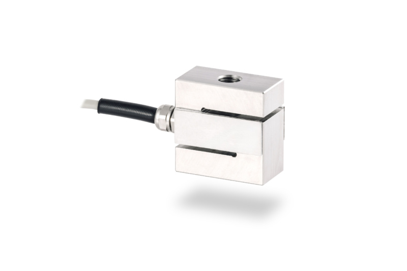 Célula de carga EMSYST EMS100 S-Beam, em aço inoxidável de alta qualidade, ideal para aplicações industriais e laboratoriais.