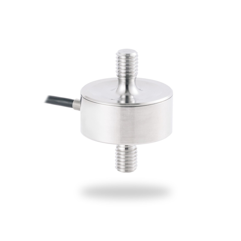 Sensor de força EMSYST EMS20 para força de tração e compressão, adequado para aplicações de fabrico e de laboratório.