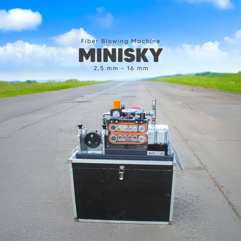 Minisky vezelkabelblaasmachine