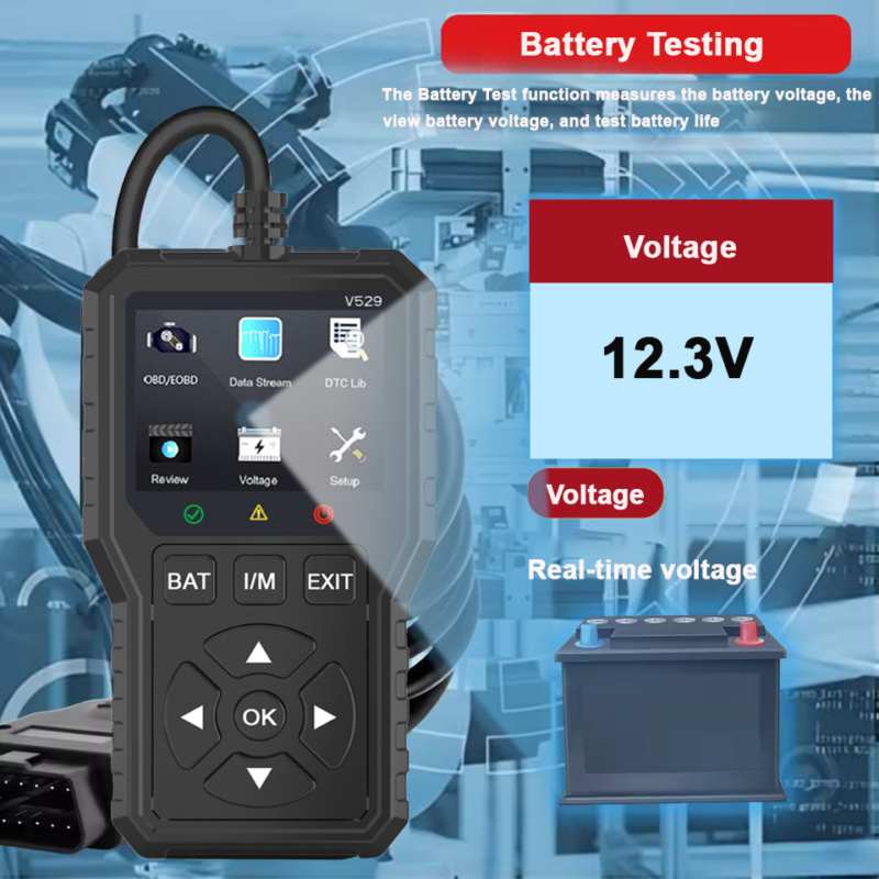FOXSUR • OBD2 Auto-diagnostisch hulpmiddel V529 - Afbeelding 9