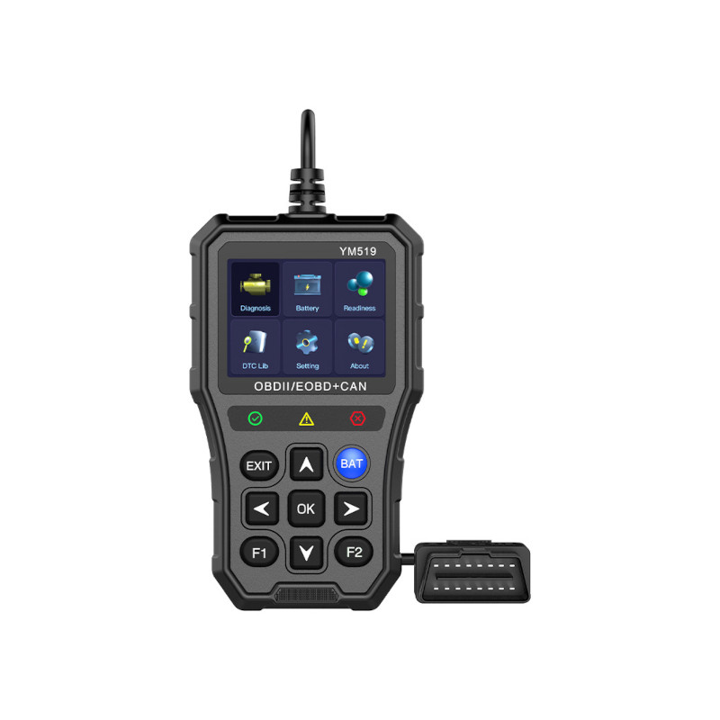 YuMing YM519 OBD2 car fault diagnostic scanner, reads engine fault codes, live data and battery voltage