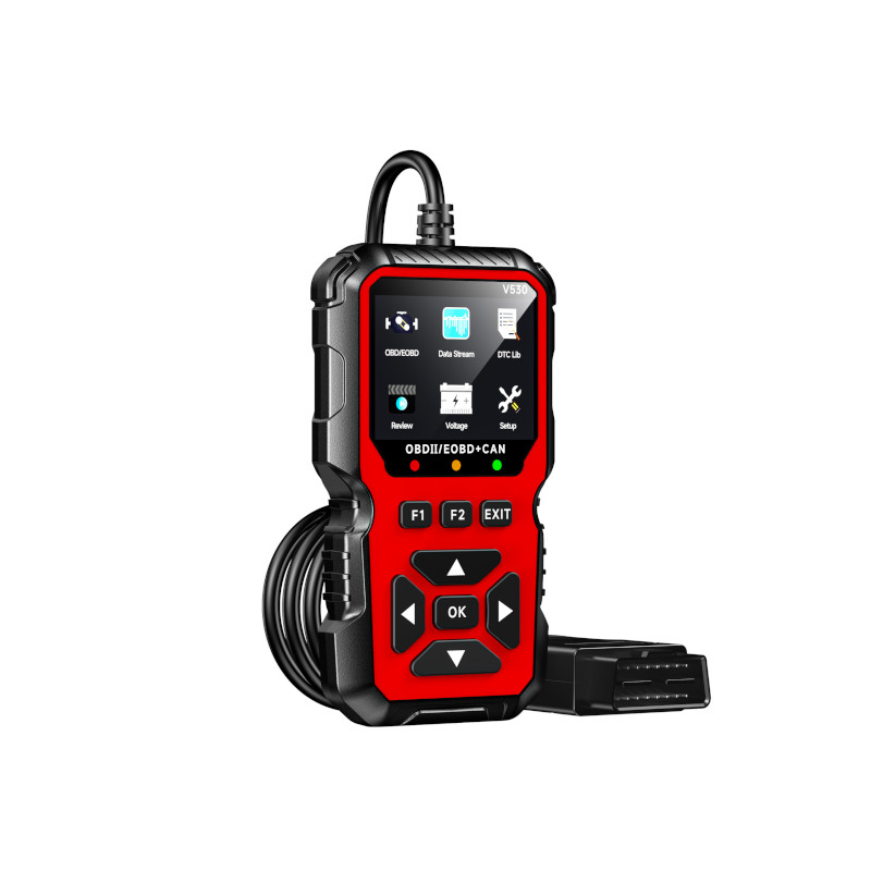 Meikeduo V530 OBD2 diagnostic scanner, read and clear engine fault codes, live data, emissions check