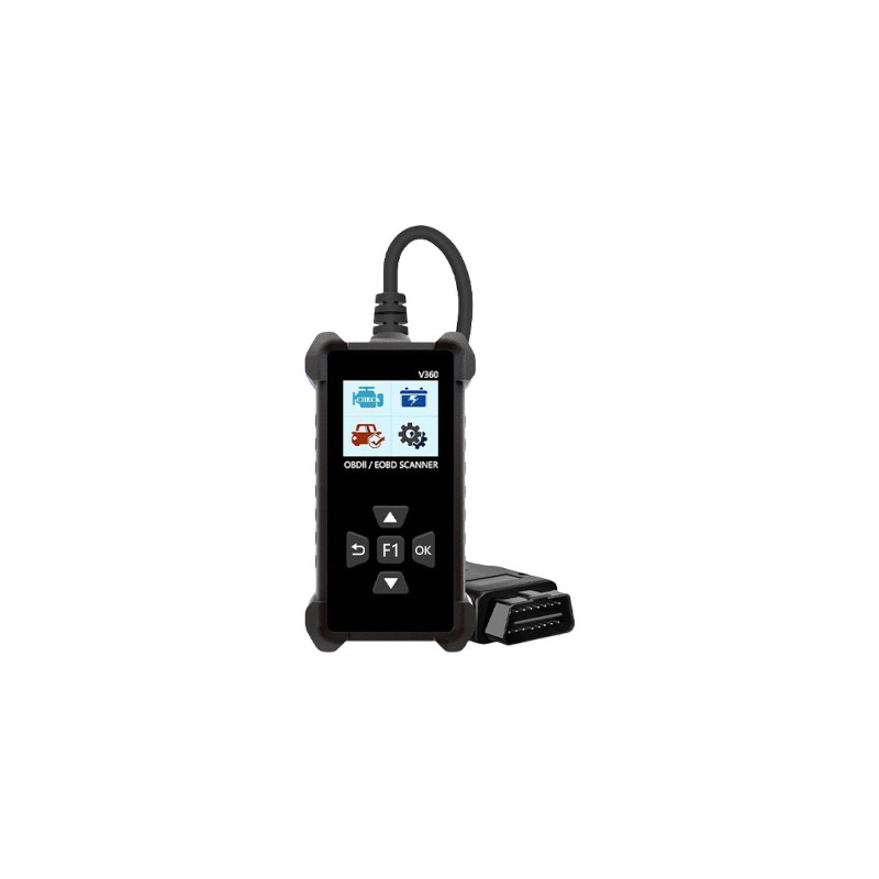 Tianlianfa V360 OBD2 diagnostic scanner for fault codes, live data and emission check