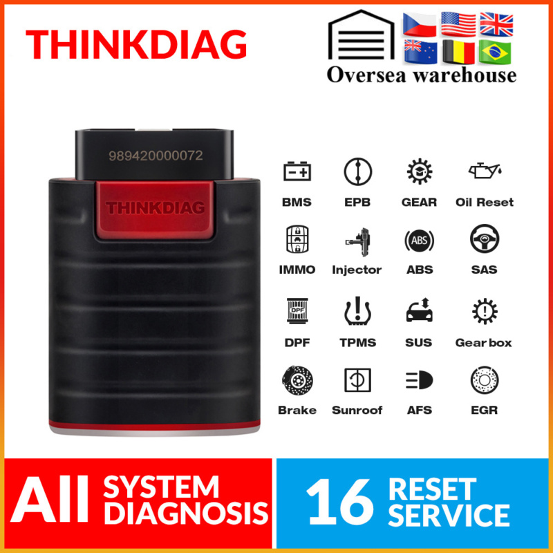 KINGBOLEN ThinkDiag professionelles OBD2-Diagnosetool, hochwertiger Aufbau für zuverlässige Full-System-Diagnostik