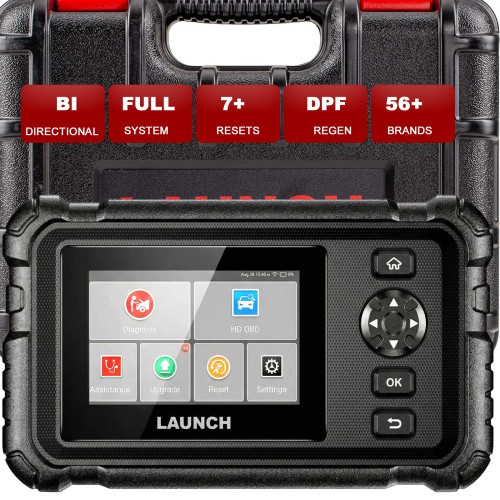 LAUNCH CRP129 HD V2 Elite truck diagnostic tool for all-system fault code reading and service functions