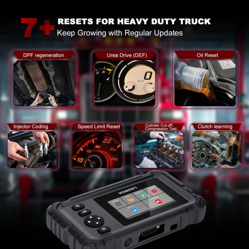 LAUNCH • CRP129 HD V2 Elite diagnostic tool for heavy-duty vehicles - Image 5