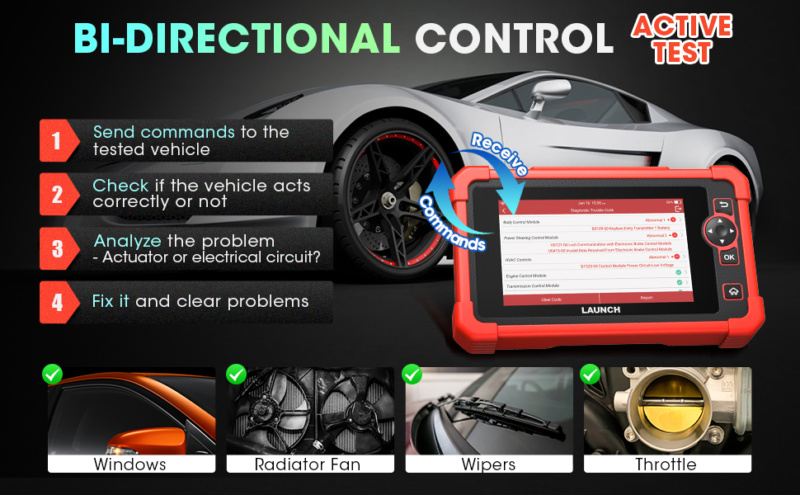 LAUNCH • X431 CRP919X OBD2 All System Diagnostic Tool - Image 7