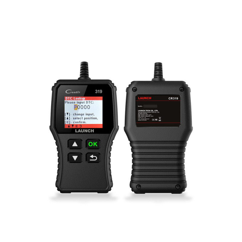 LAUNCH X431 Creader CR319 OBD2 scanner, code reader for read and clear DTCs, live data