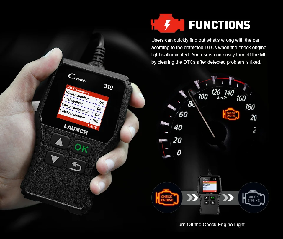 LAUNCH • X431 Creader CR319 OBD2 reader - Image 7