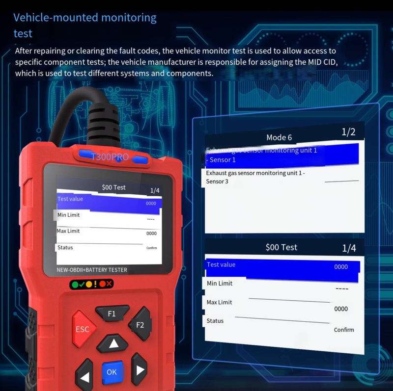 JDiag • OBD2 Automotive Diagnostic Tool T300pro - Image 5