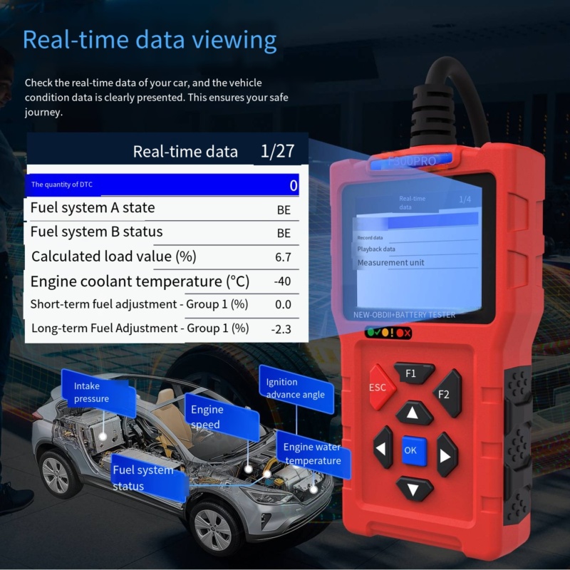JDiag • OBD2 Automotive Diagnostic Tool T300pro - Image 6
