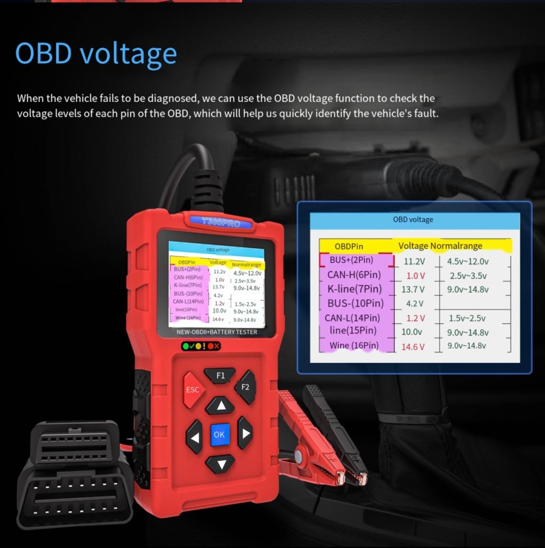 JDiag • OBD2 Automotive Diagnostic Tool T300pro - Image 9