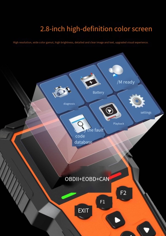 Sanerqi • OBD2 Automotive Diagnostic Tool M519 - Billede 7