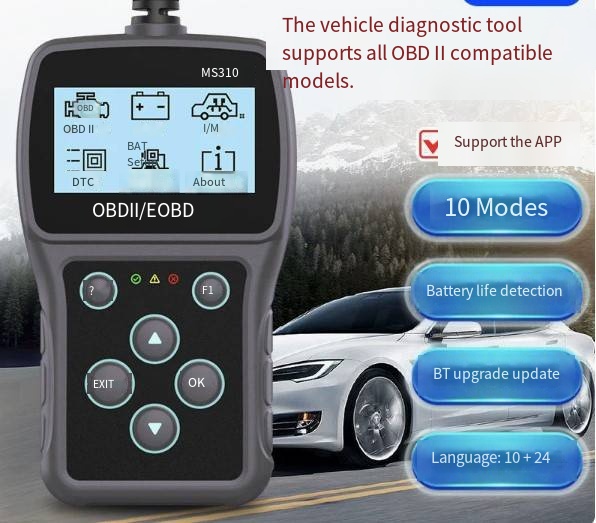 YMIOT • OBD2 Automobilski dijagnostički alat MS310 - Slika 4