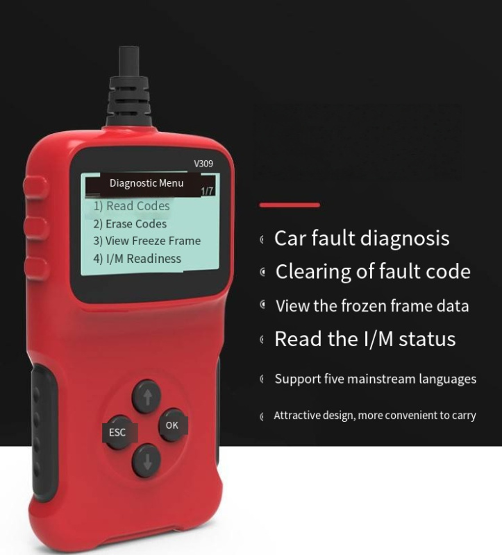 Pengyue • Instrumentul de diagnostic auto OBD2 V309 - imagine 8