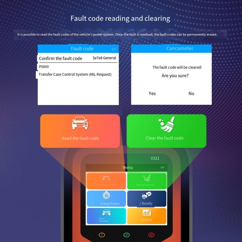 Chaoyue • OBD2 Car diagnostic tool V321 - Image 5