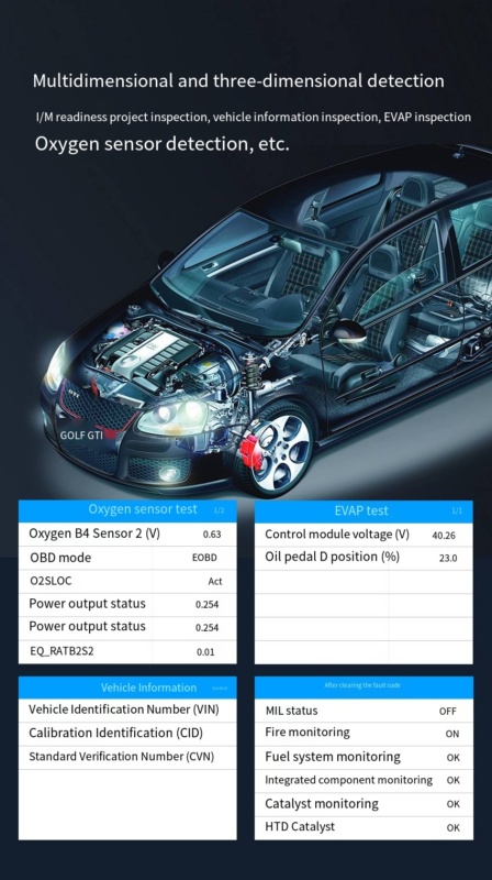 Chaoyue • OBD2 Car diagnostic tool V321 - Image 8