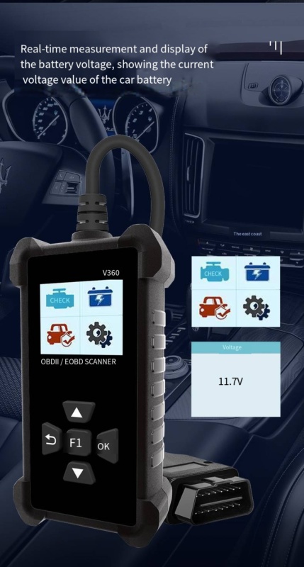 Tianlianfa • OBD2 Automotive Diagnostic Tool V360 - Image 5