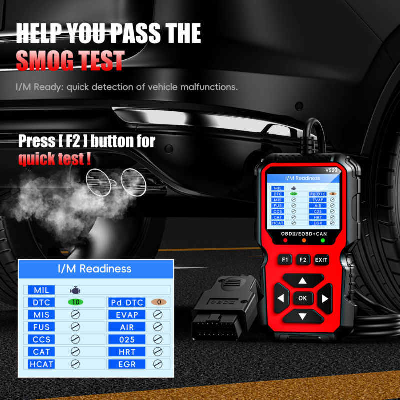 Meikeduo • OBD2 Automotive Diagnostic Tool V530 - Image 8