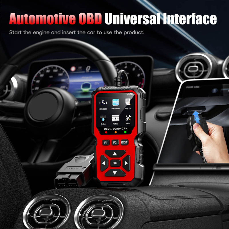 Meikeduo • OBD2 Automotive Diagnostic Tool V530 - Image 9