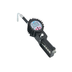 Pistola dispenser olio Ompi con flussometro digitale, preset, integrazione con sistema RF e stelo a 90°