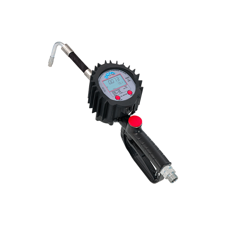 Frostschutzbehälter mit digitalem Durchflussmessgerät, 1/2" BSP-männlicher Einlass, 90°-Schaft