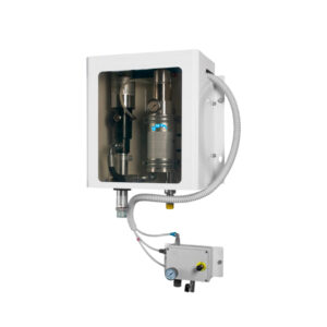 Kit pneumatico di distribuzione dell'olio con fermamento automatico della pompa, pompa a rapporto 5:1 e manometro
